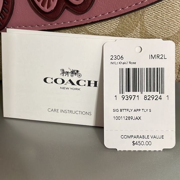 Coach Sig Butterfly🦋App TLY Shoulder Bag. - Picture 16 of 16